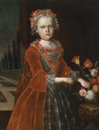 Portrait of a Girl by Unbekannt Unbekannt